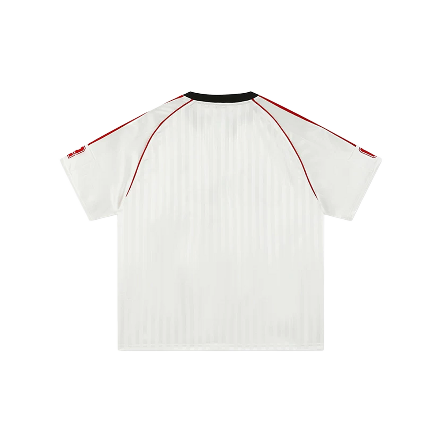 BONELESS Colour Blocked V Neck Jersey White (SS25)