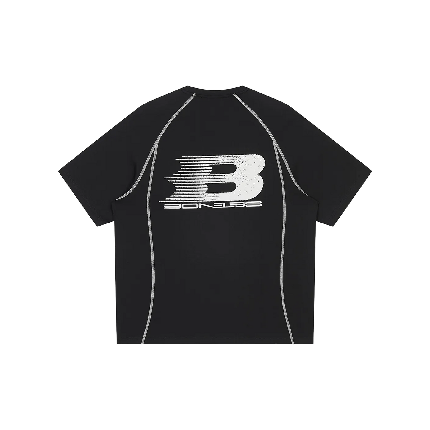 BONELESS Coolmax Colour Block Tee Black (SS26)