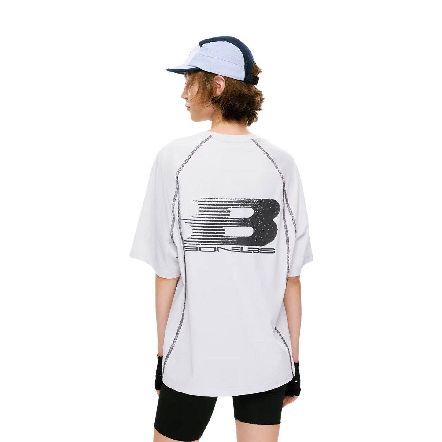 BONELESS Coolmax Colour Block Tee Grey (SS26)