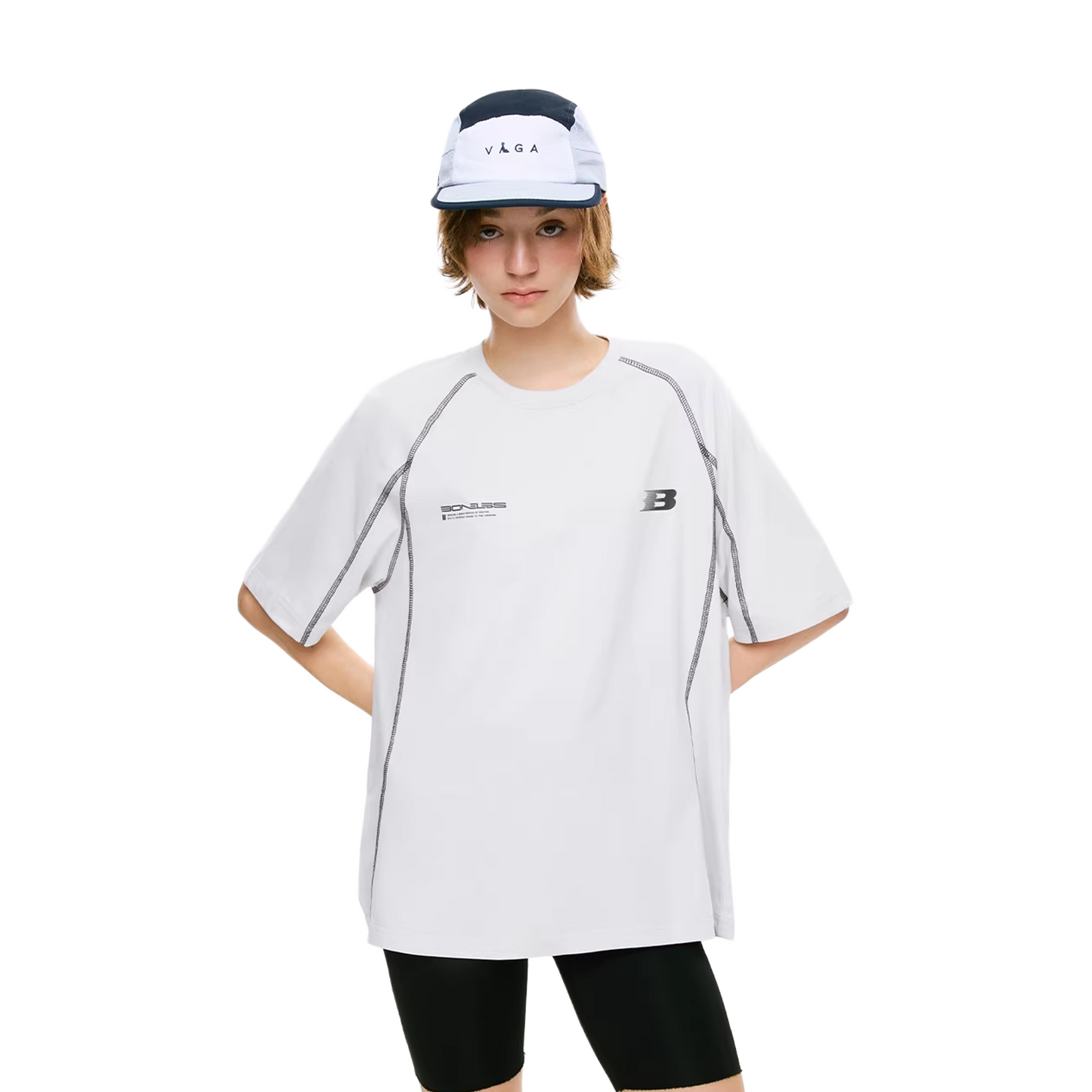 BONELESS Coolmax Colour Block Tee Grey (SS26)