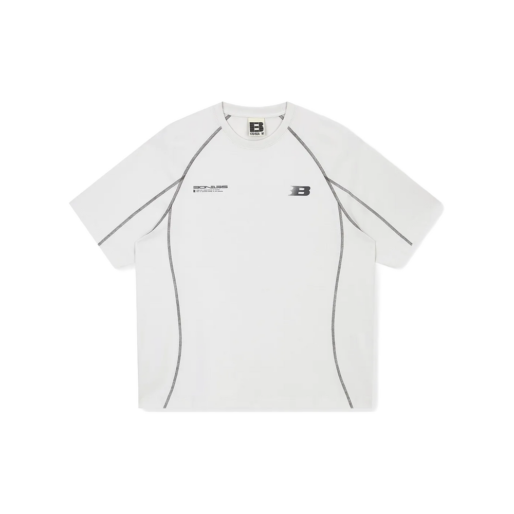 BONELESS Coolmax Colour Block Tee Grey (SS26)