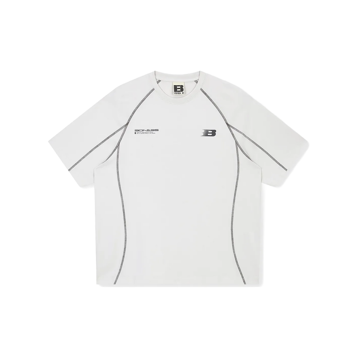 BONELESS Coolmax Colour Block Tee Grey (SS26)