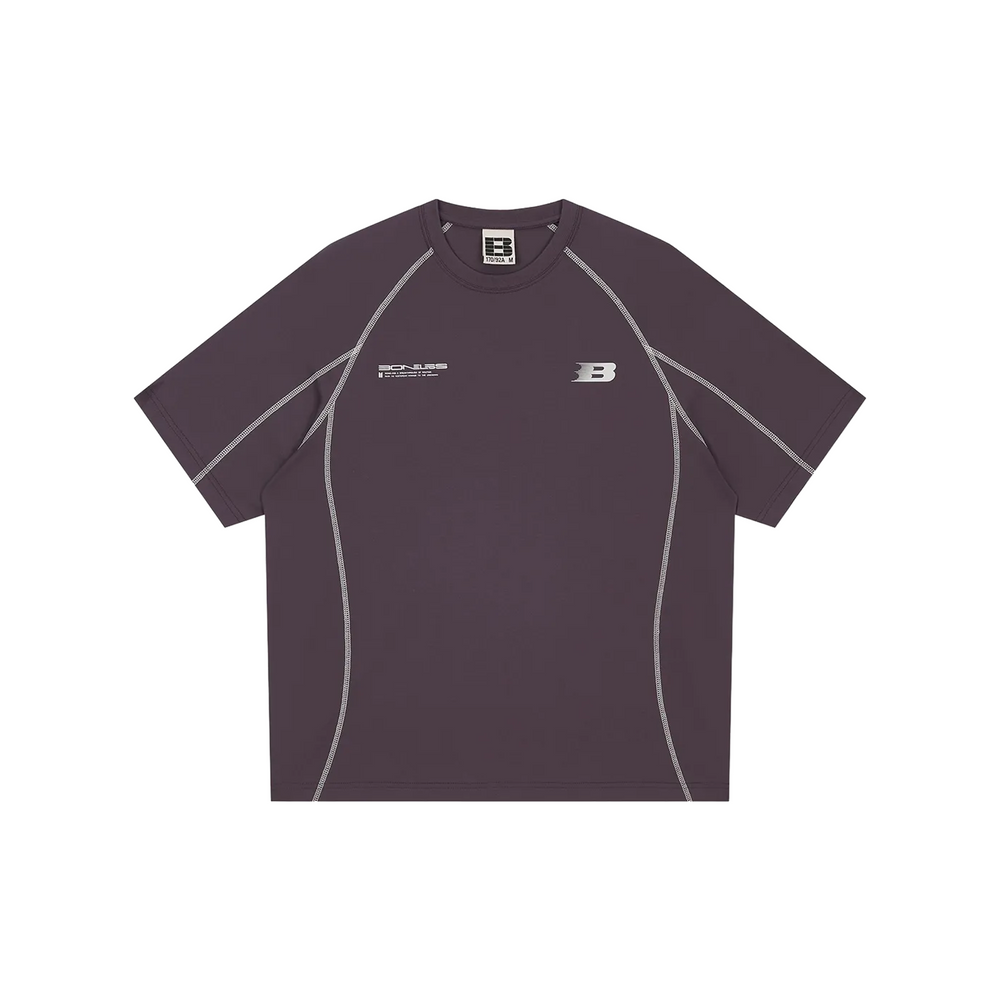 BONELESS Coolmax Colour Block Tee Purple (SS26)