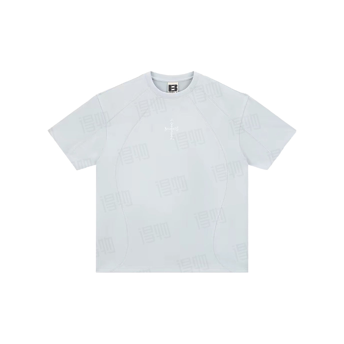BONELESS Deconstructed Cross Tee Ice Blue (SS26)