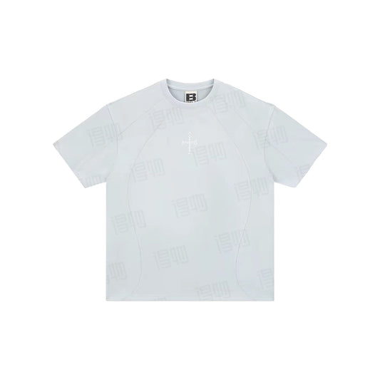 BONELESS Deconstructed Cross Tee Ice Blue (SS26)
