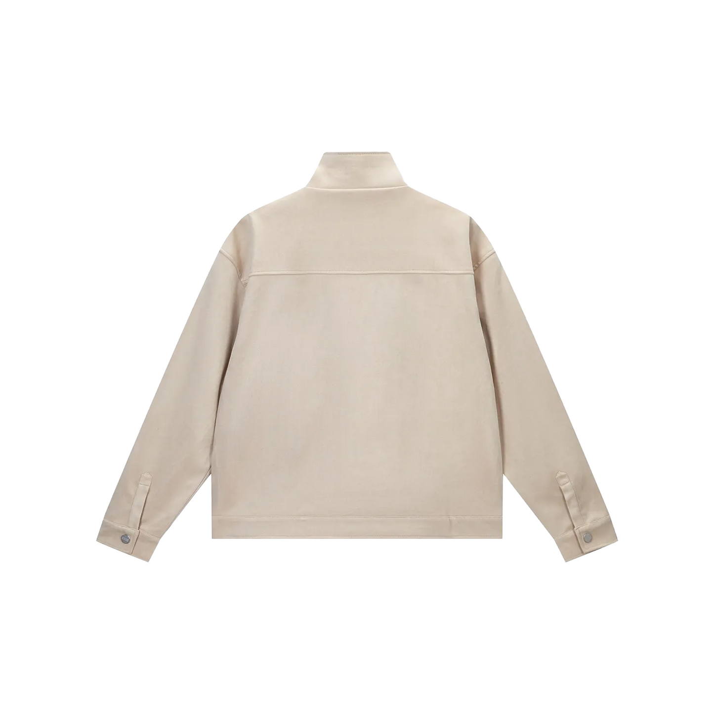 BONELESS Embroidered Logo Suede Jacket Apricot (FW24)