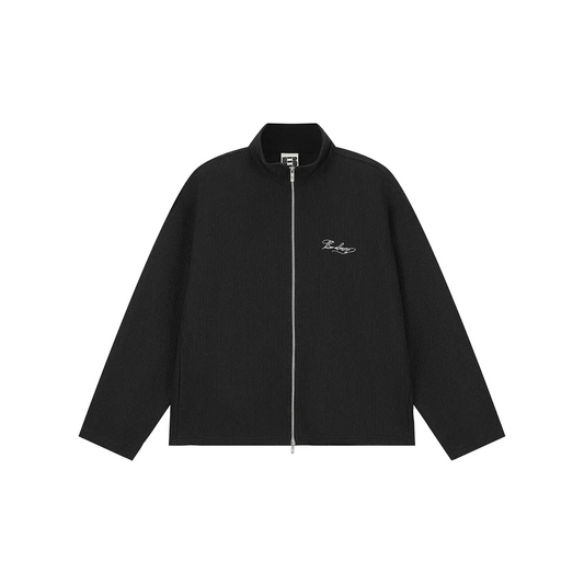 BONELESS Embroidered Loose Knit Sweater Black (FW24)