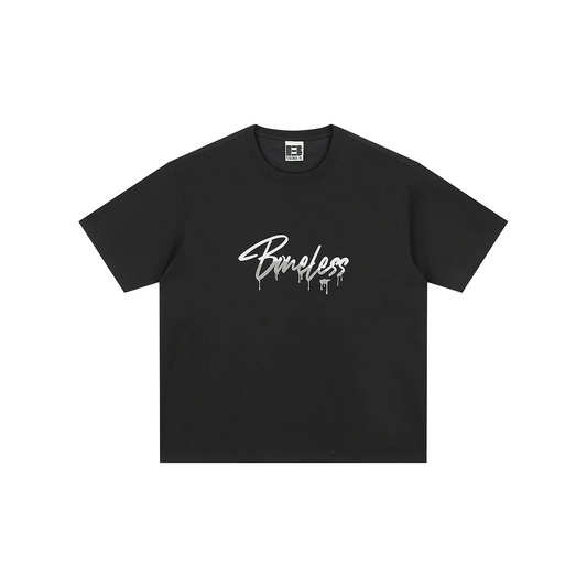 BONELESS Foam Print Tee Black (SS26)