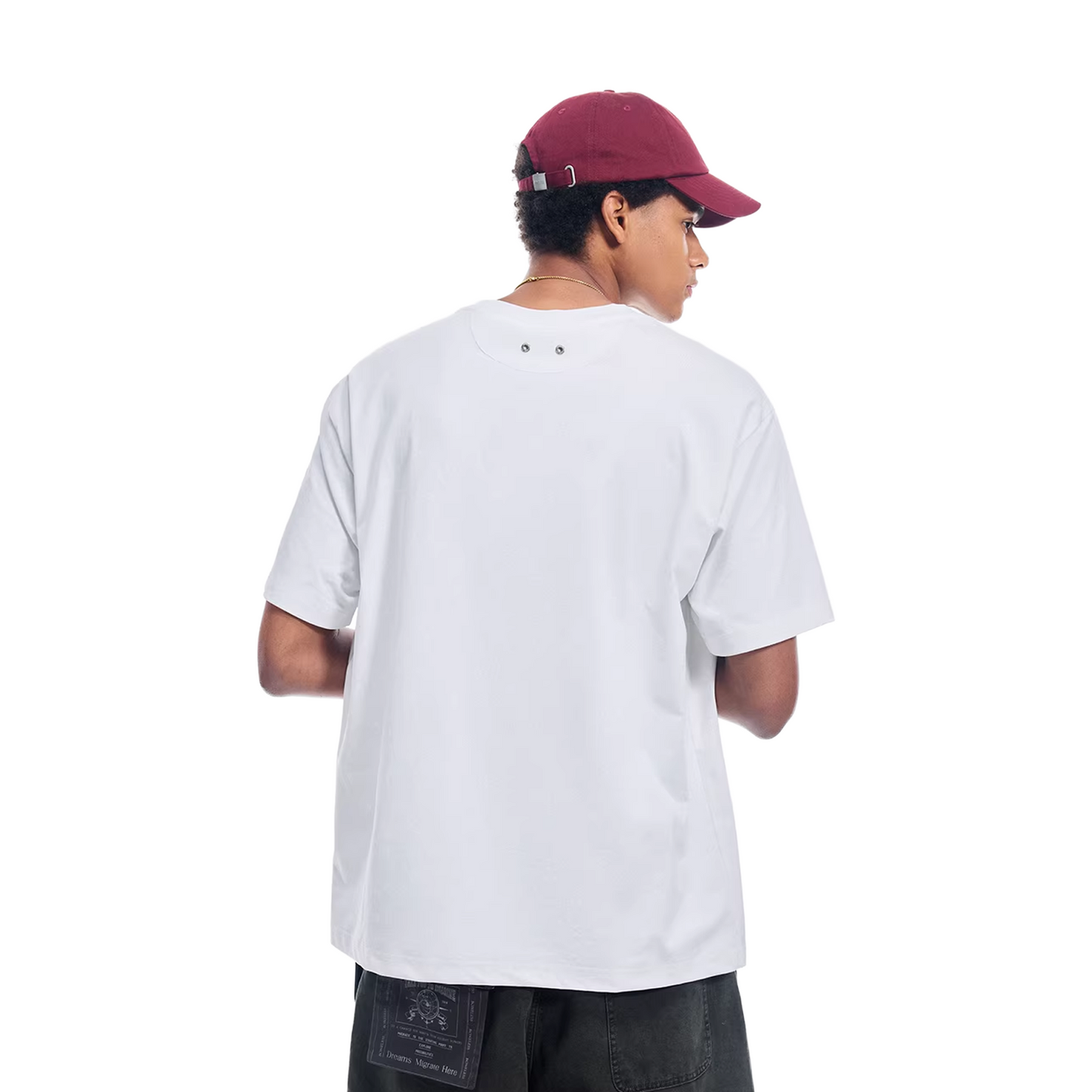 BONELESS Foam Print Tee White (SS26)