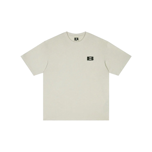 BONELESS Foamed Velvet B Shaped S/S Tee Apricot (SS23)