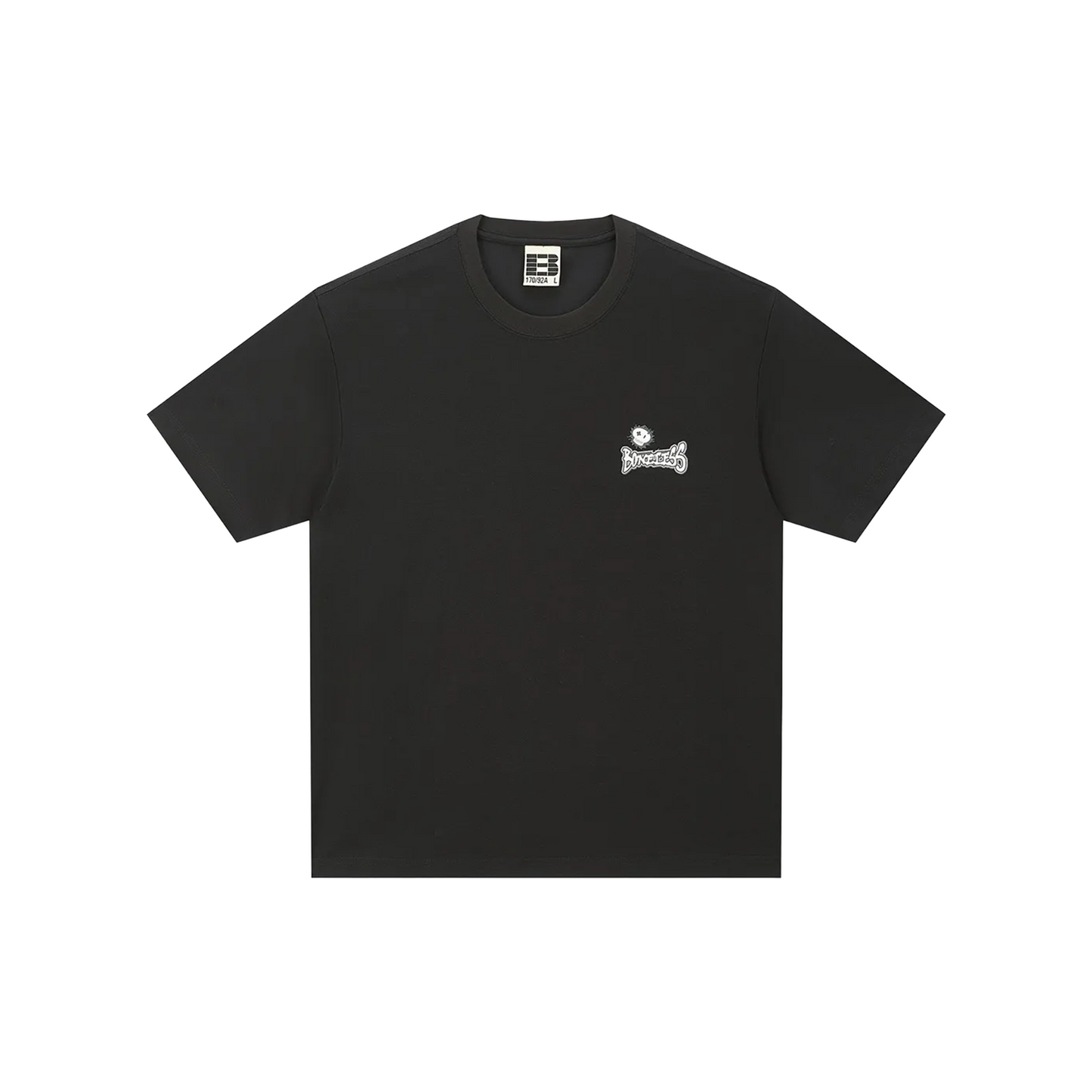 BONELESS Fun Letter Skull Printed Short Sleeved Tee Ivory Black (SS25)