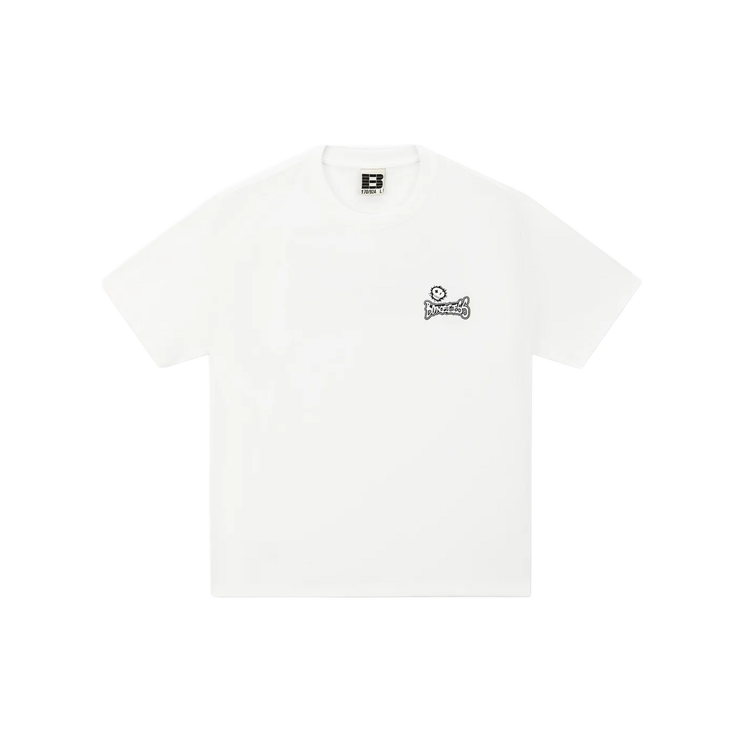 BONELESS Fun Letter Skull Printed Short Sleeved Tee Ivory White (SS25)