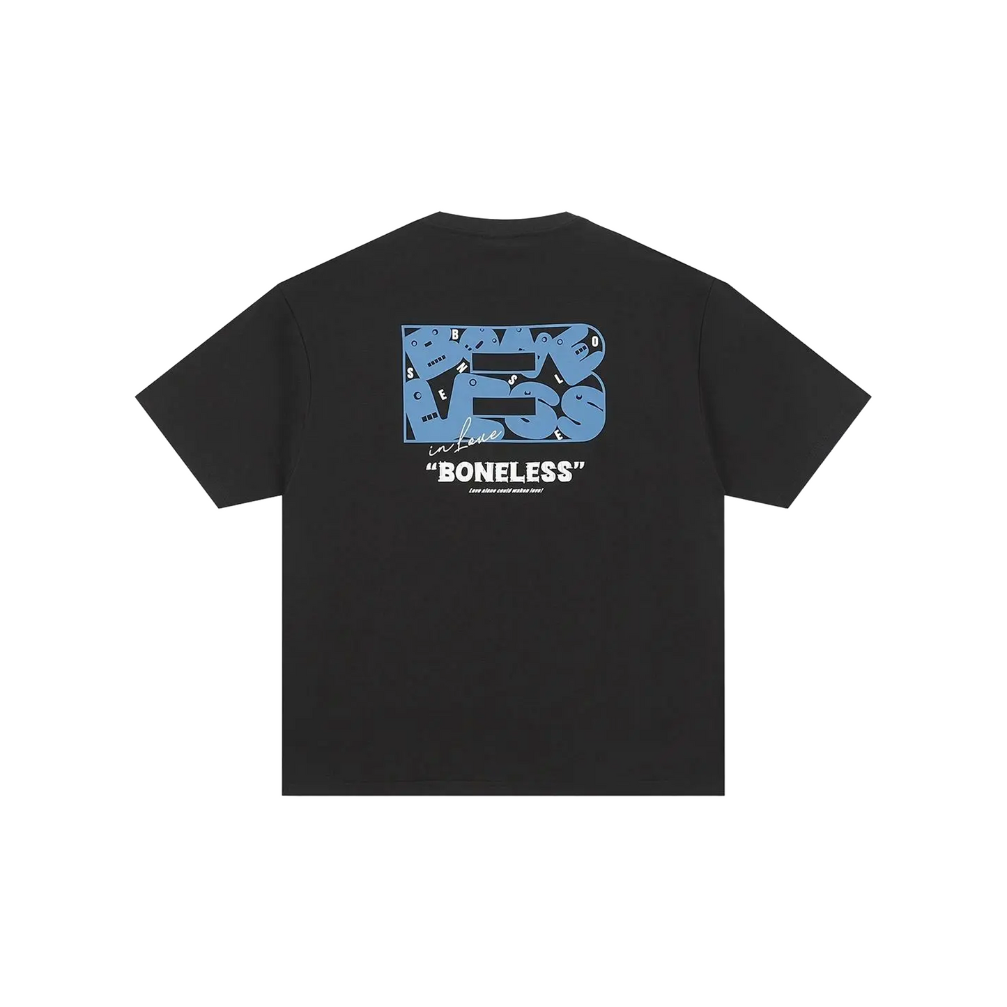 BONELESS Fun Letter Tee Black (SS26)