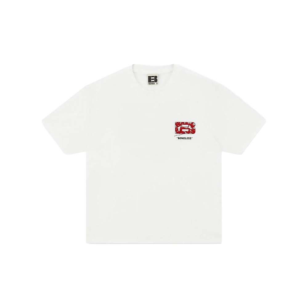 BONELESS Fun Letter Tee White (SS26)