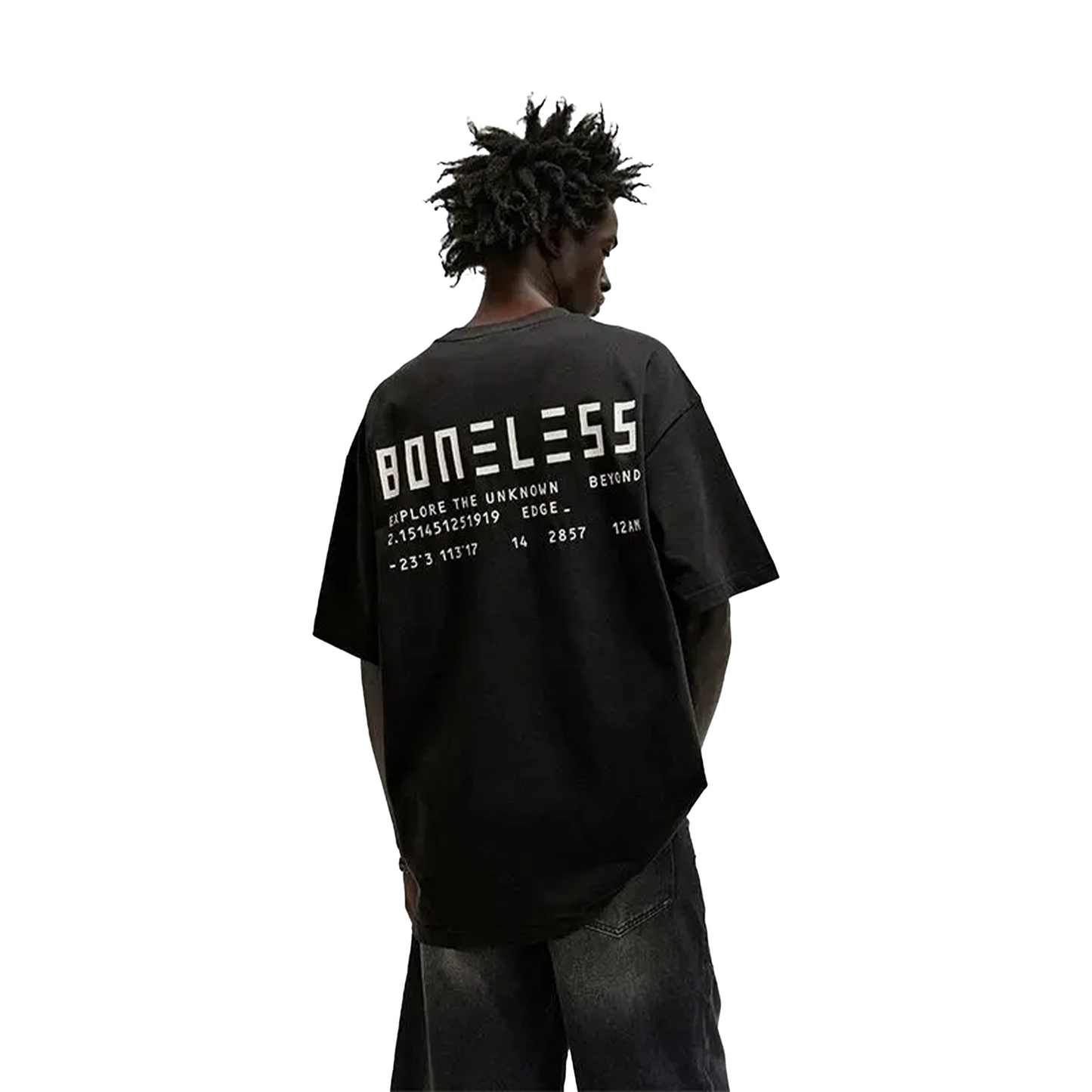 BONELESS Graphic Slogan Tee Black (SS24)