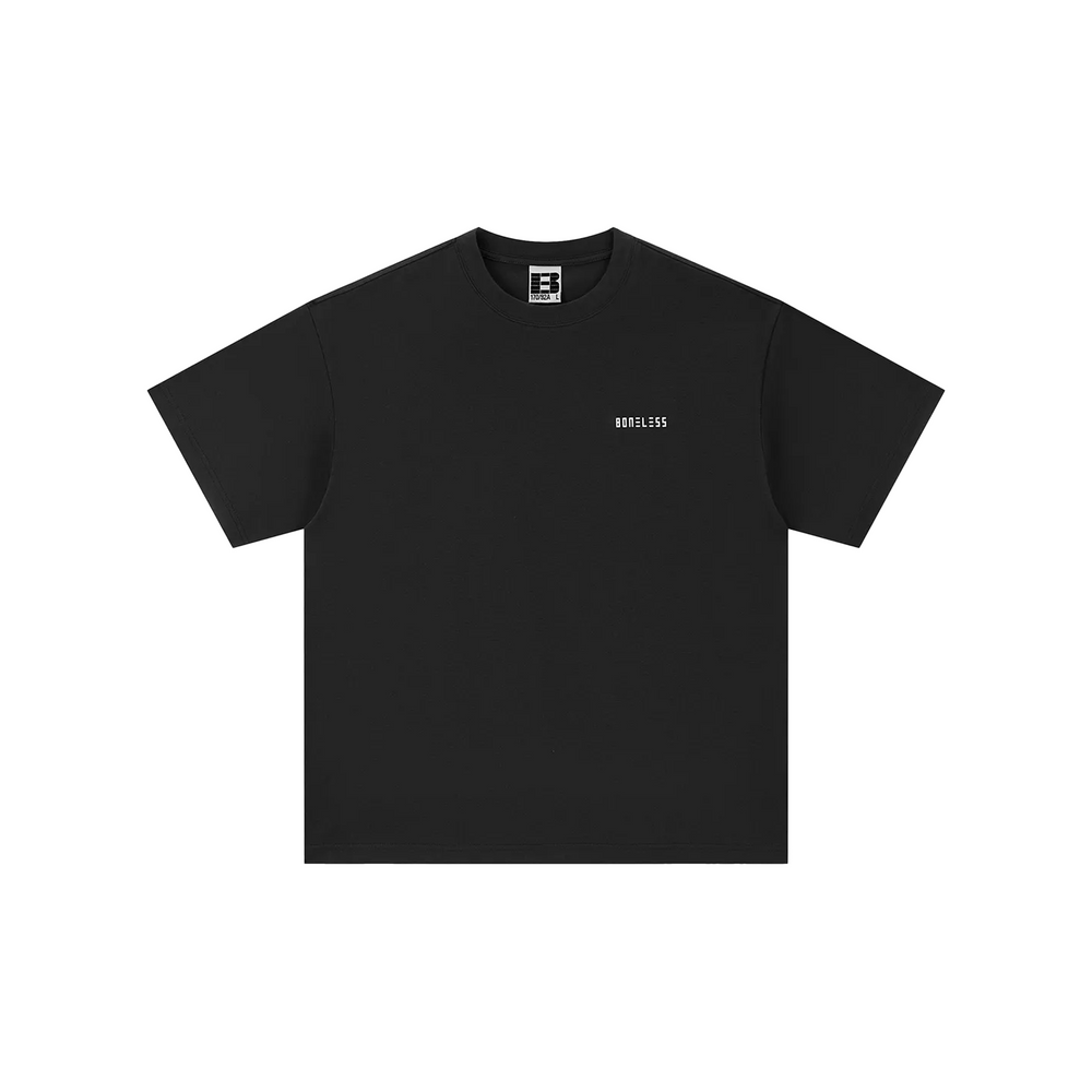 BONELESS Graphic Slogan Tee Black (SS24)