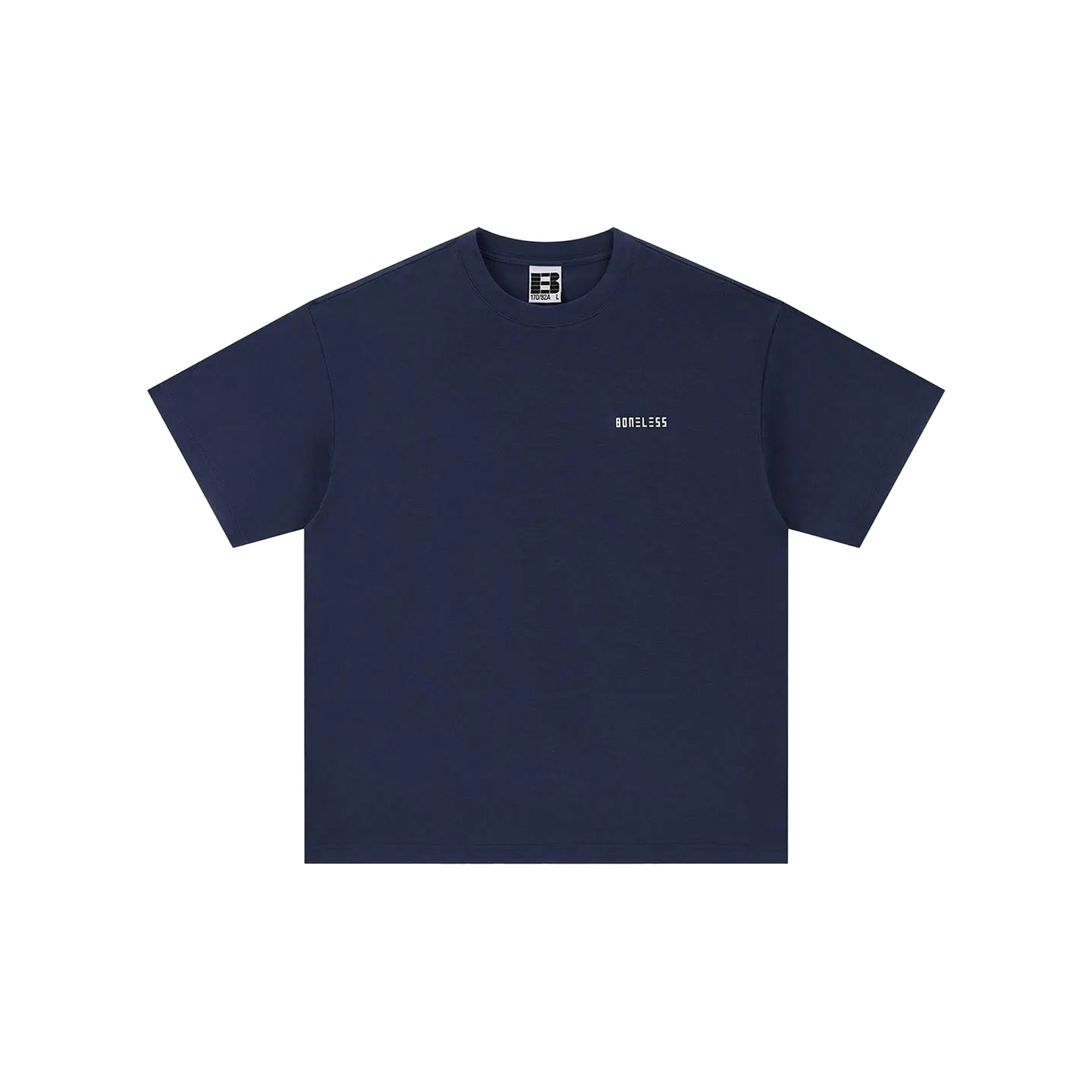 BONELESS Graphic Slogan Tee Navy (SS24)