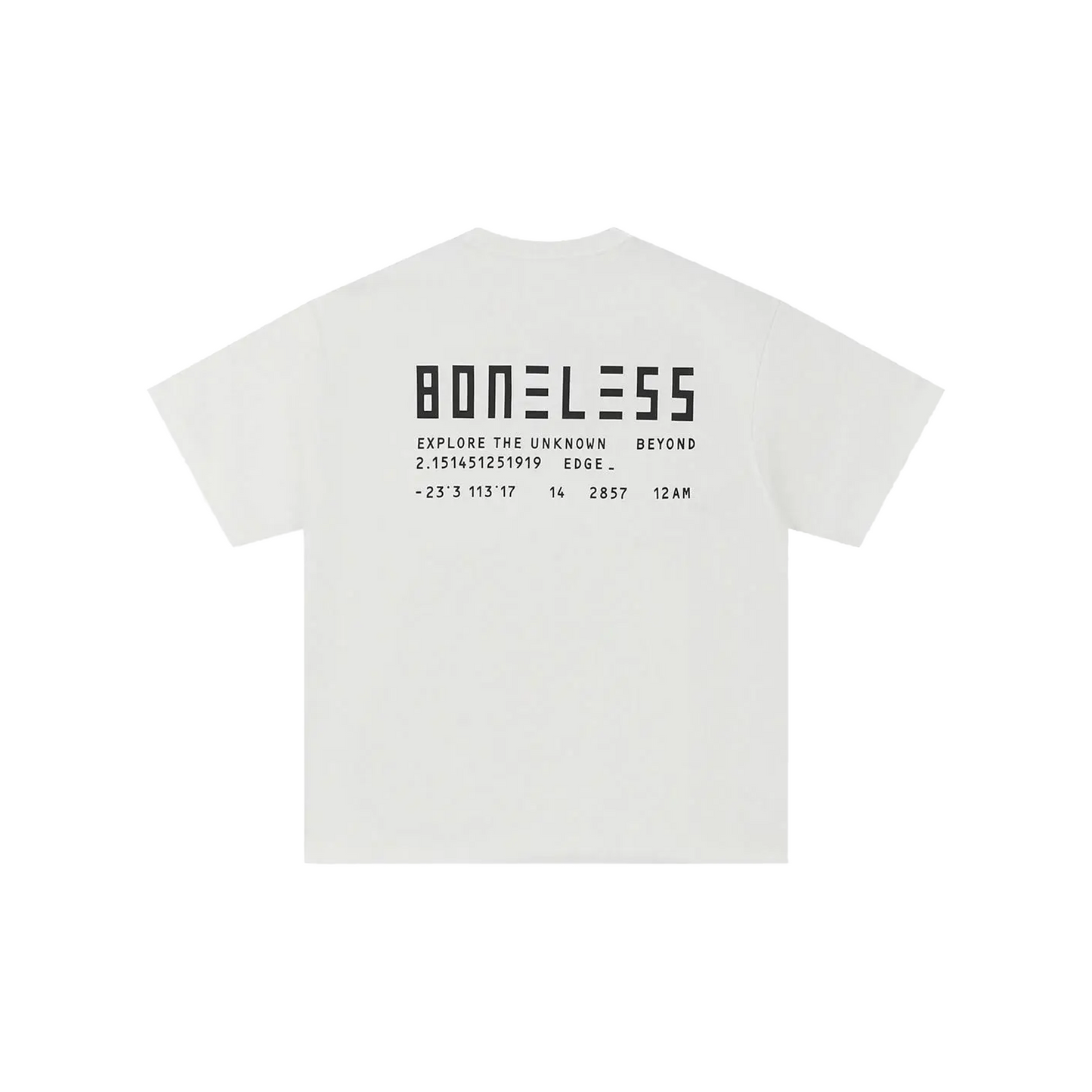 BONELESS Graphic Slogan Tee Off White (SS24)