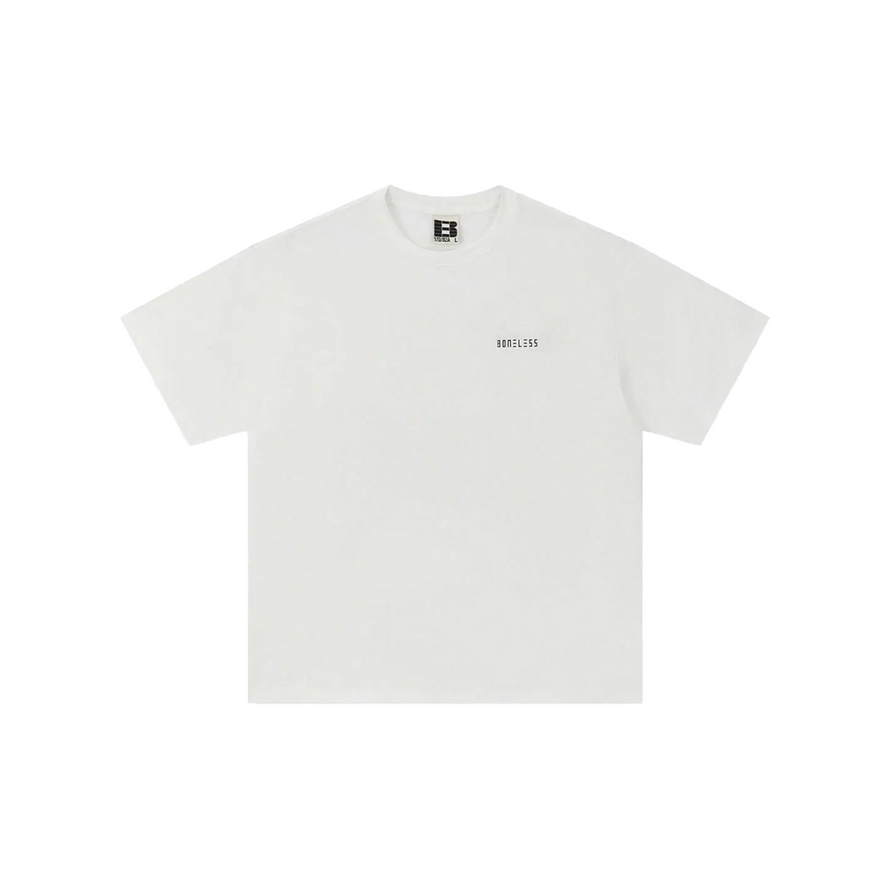 BONELESS Graphic Slogan Tee Off White (SS24)