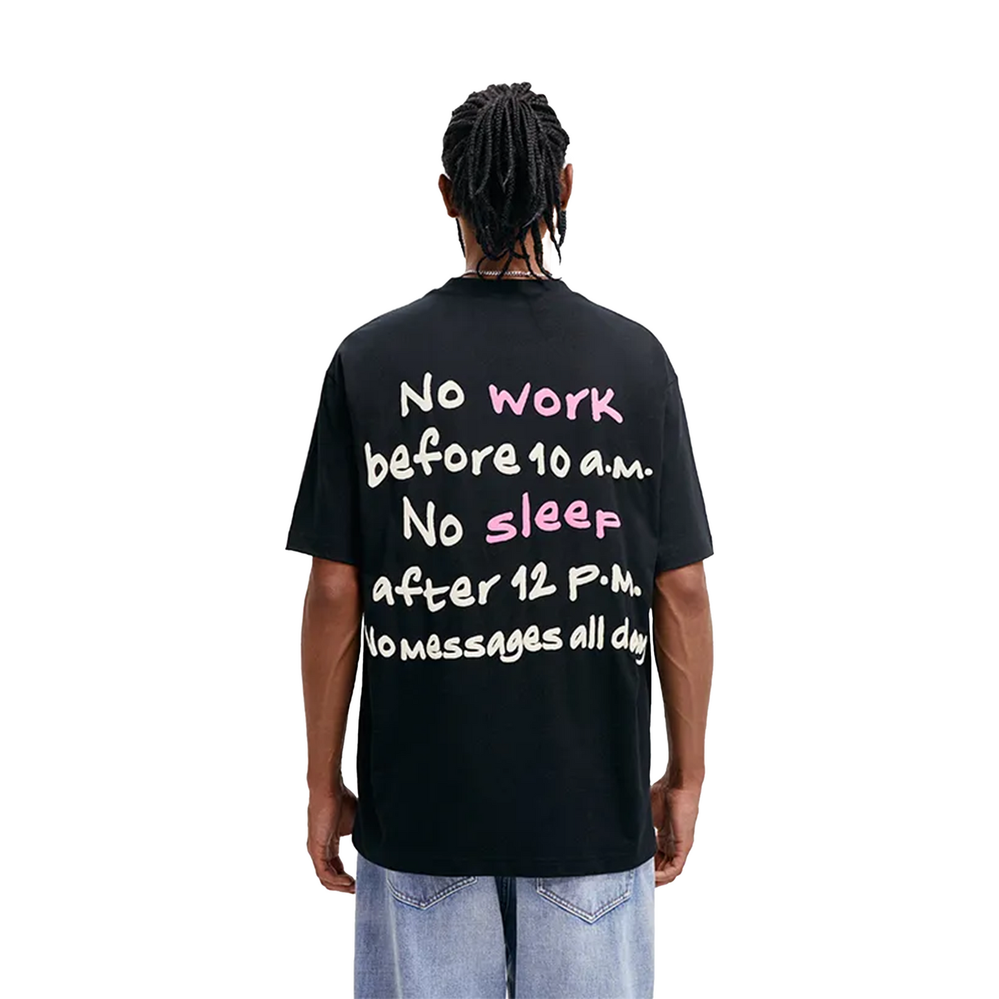 BONELESS Handwriting Tee Black (SS24)