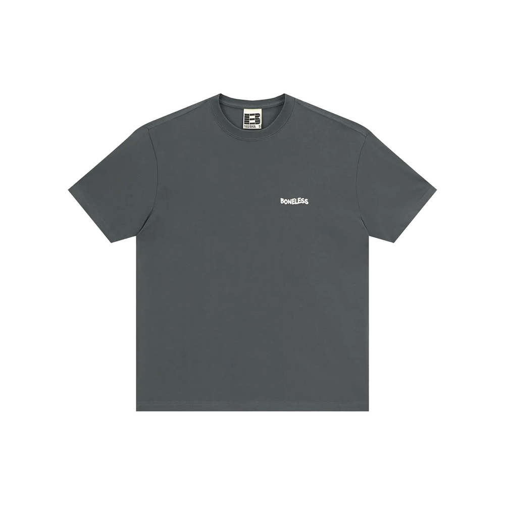 BONELESS Handwriting Tee Dark Grey (SS24)