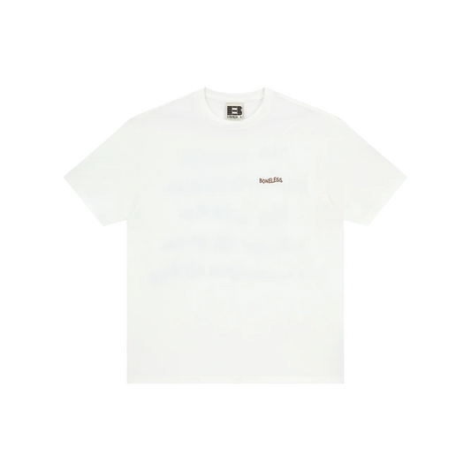 BONELESS Handwriting Tee Ecru (SS24)