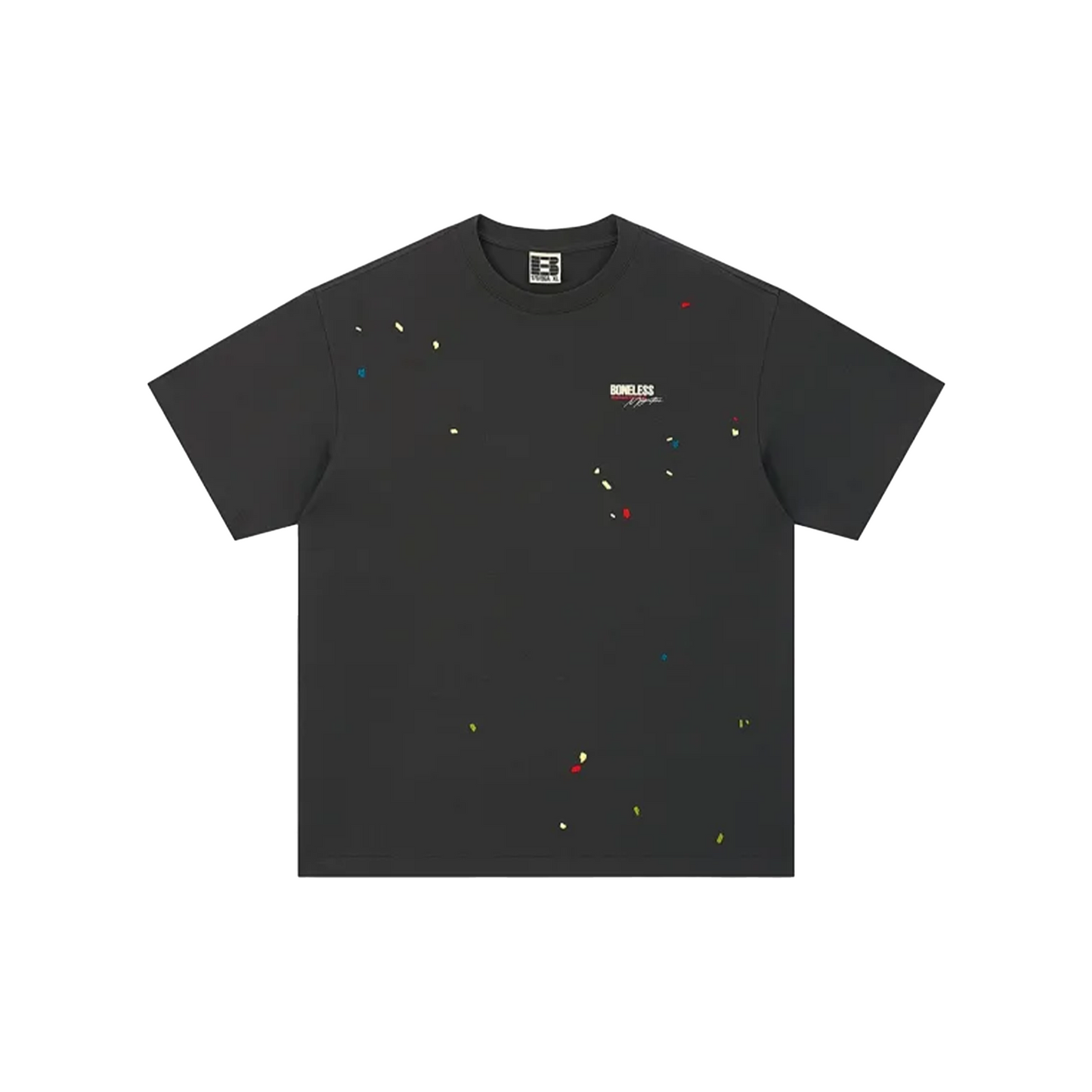 BONELESS Ink Embroidery S/S Tee Black (SS22)