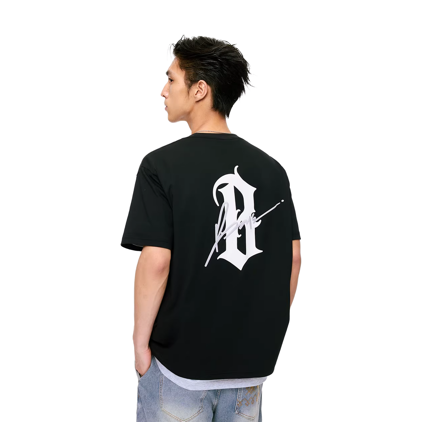 BONELESS Neo Gothic B Print Tee Black (SS26)