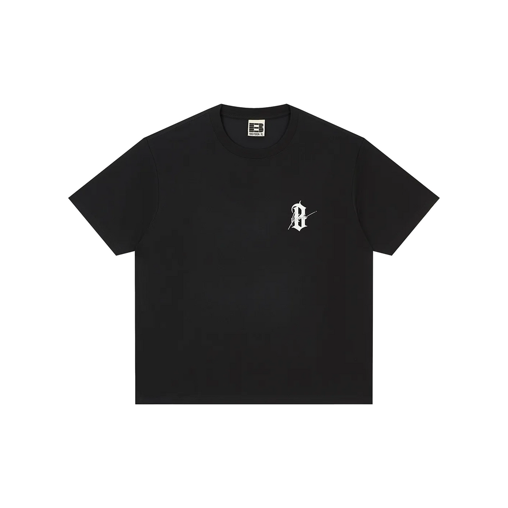 BONELESS Neo Gothic B Print Tee Black (SS26)