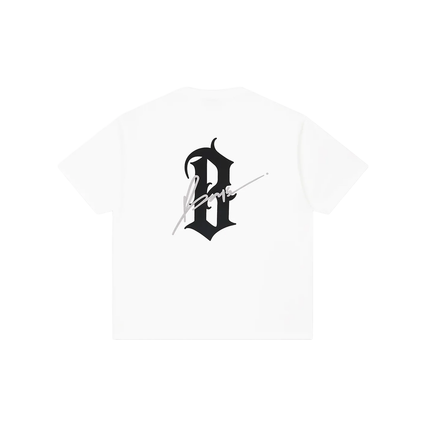 BONELESS Neo Gothic B Print Tee White (SS26)
