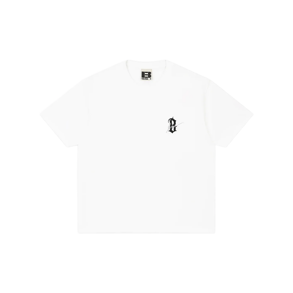 BONELESS Neo Gothic B Print Tee White (SS26)