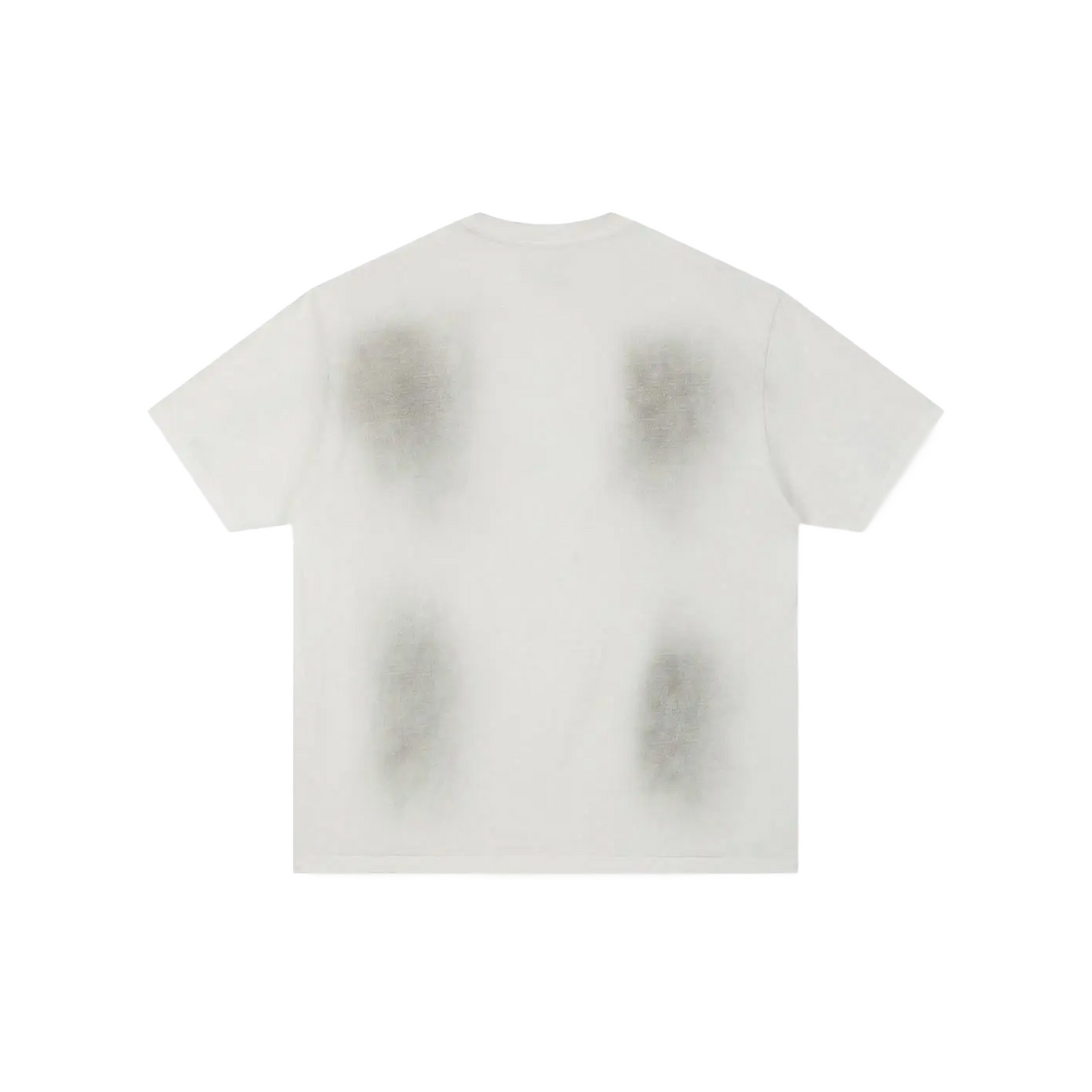 BONELESS Patchwork Ribbon Spray Print S/S Tee White (SS25)