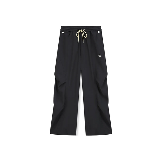 BONELESS Quick Drying Structure Outdoor Paratrooper Pants Charcoal Black (SS25)