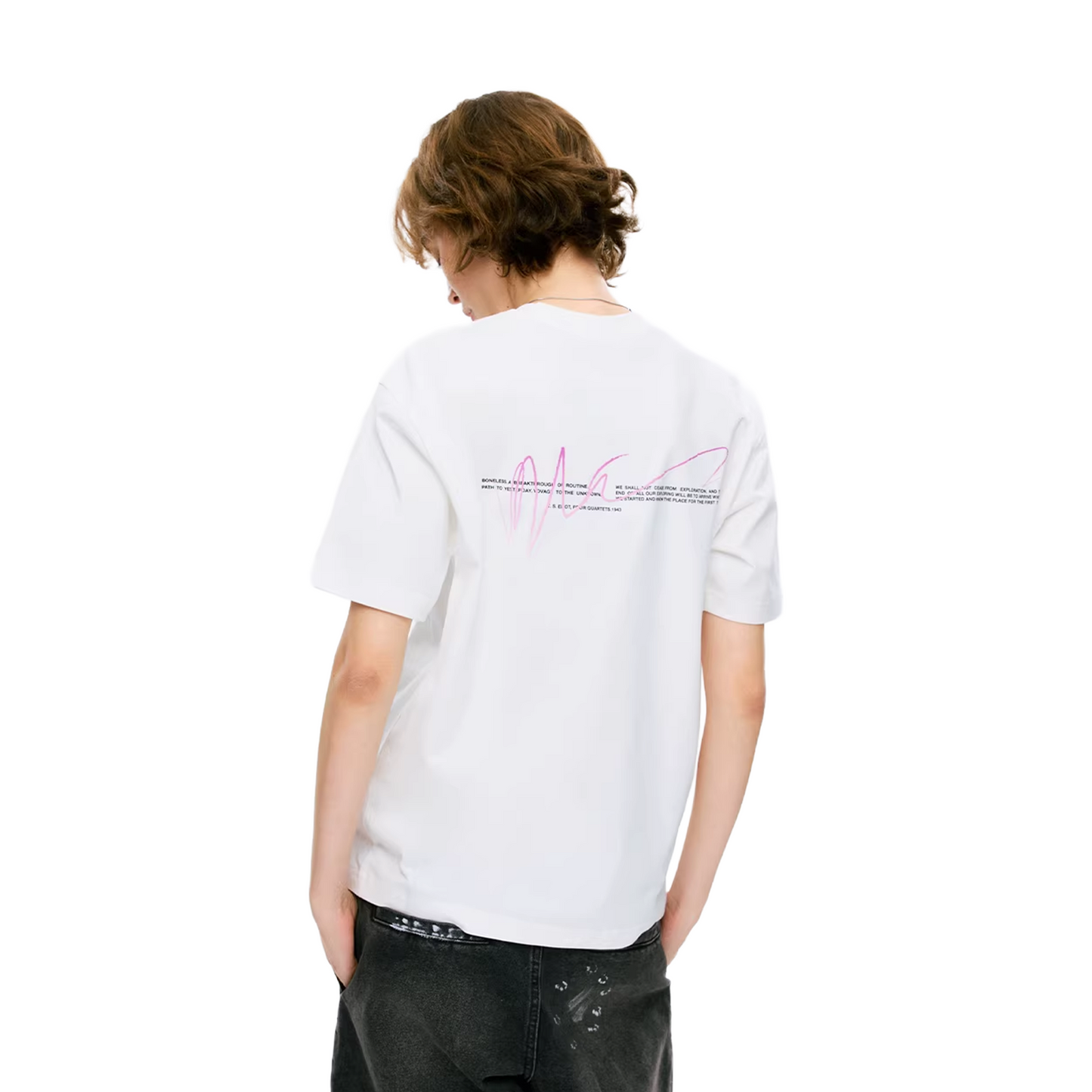 BONELESS Sorona Gradient Tee White (SS26)