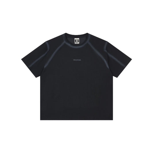 BONELESS Spray Paint Structure Tee Black (SS25)
