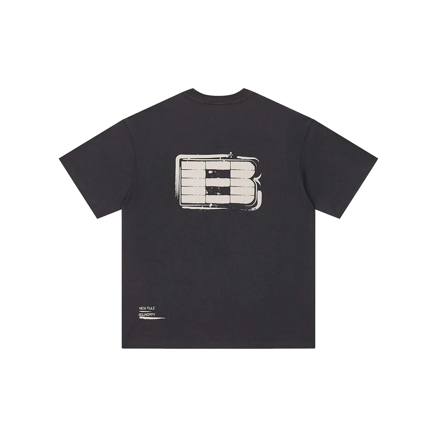 BONELESS Stamp Print S/S Tee Charcoal Black (SS24)