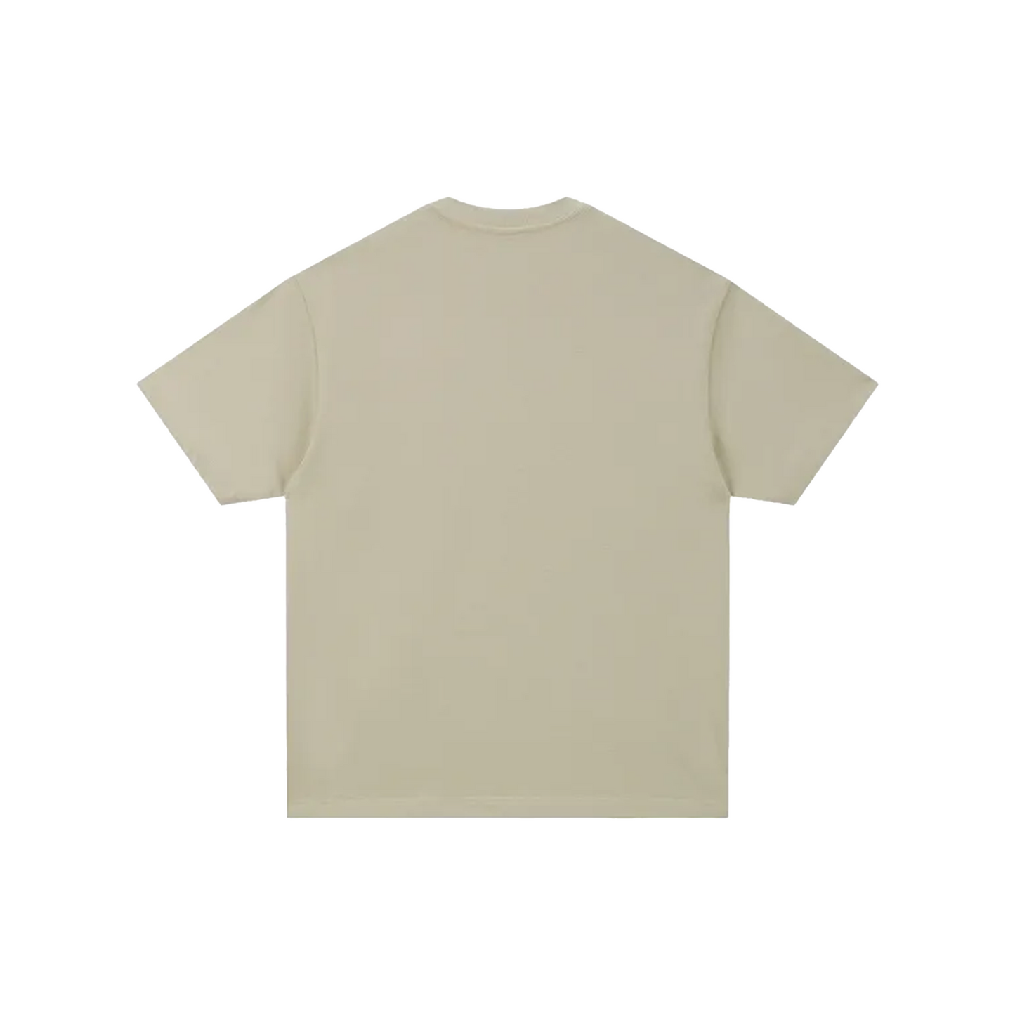 BONELESS Thick Needle Grid B Pattern S/S Tee Green Apricot (SS24)