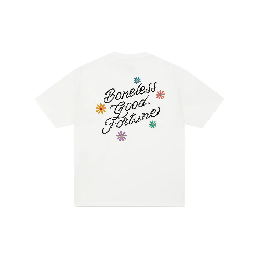 BONELESS Three-Dimensional Embroidered Tee White (SS25)