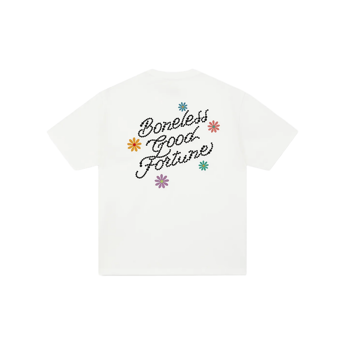 BONELESS Three-Dimensional Embroidered Tee White (SS25)