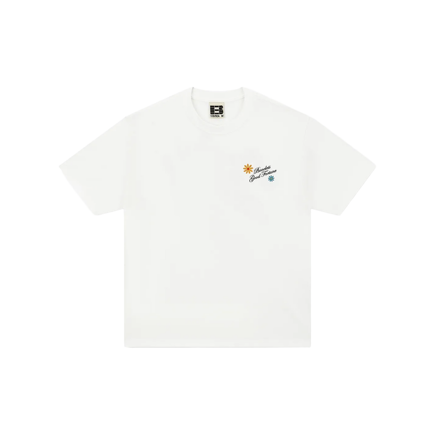 BONELESS Three-Dimensional Embroidered Tee White (SS25)
