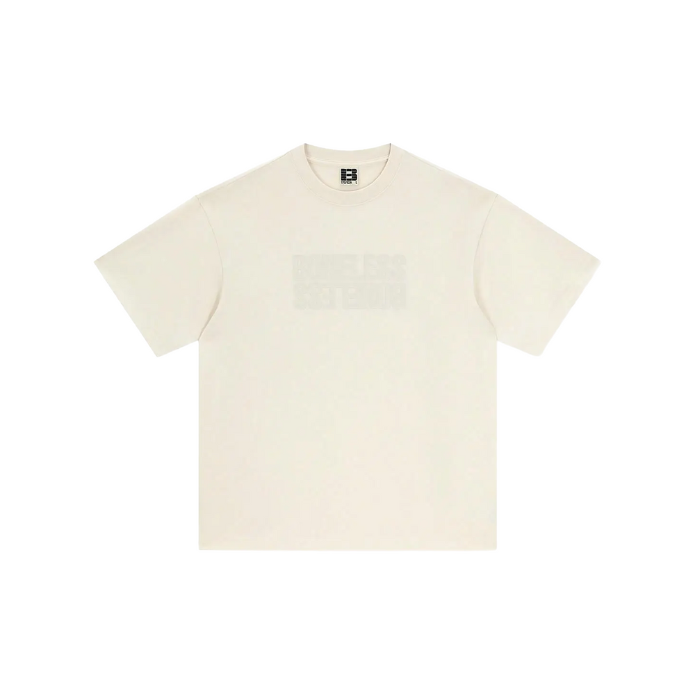 BONELESS Trend Basic Logo Tee Eggshell (SS24)