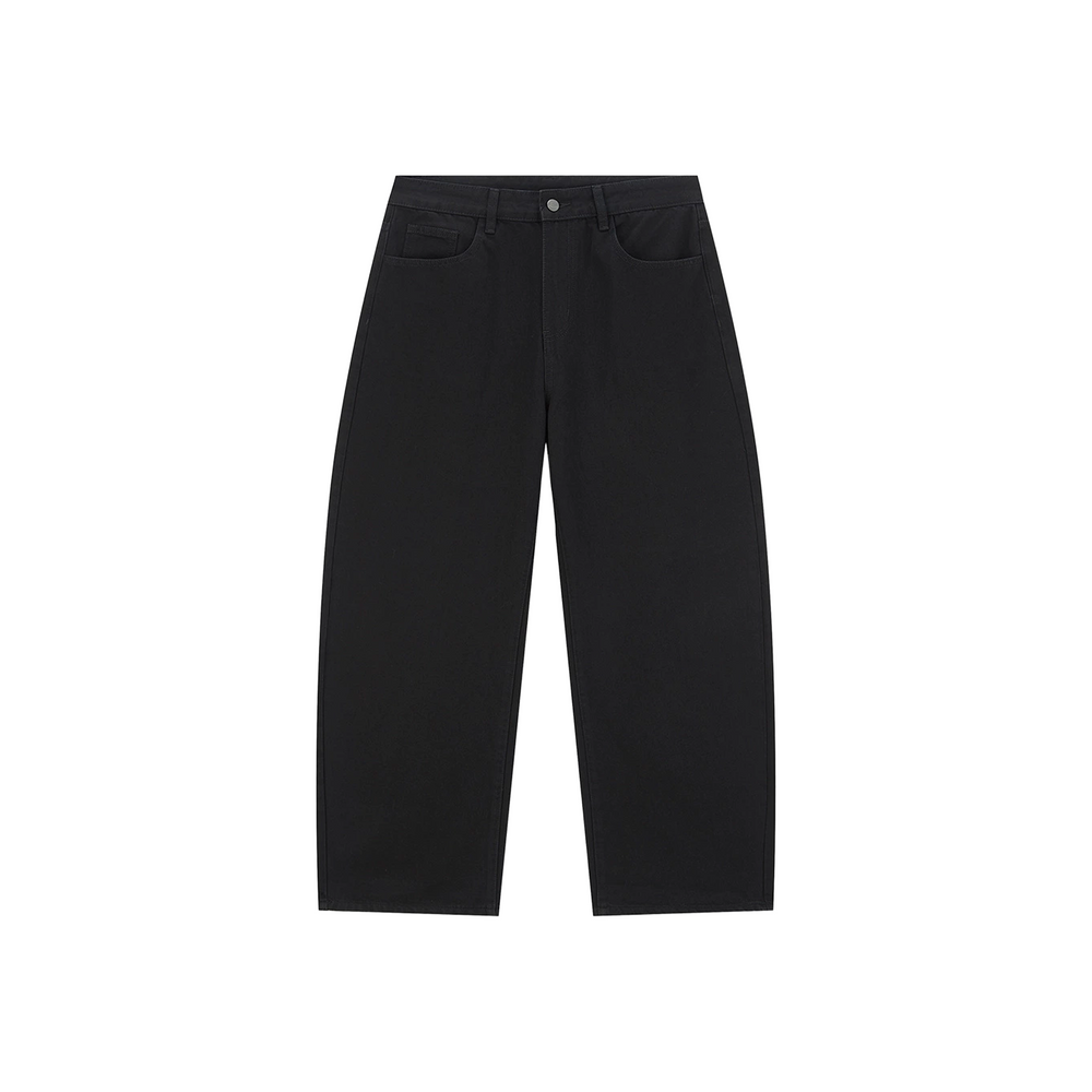 BONELESS Versatile Curved Blade Jeans Black (SS25)