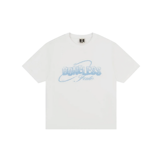 BONELESS Water Ripple Short Sleeved Tee Off White (SS24)