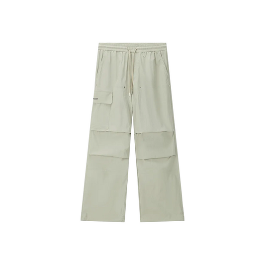 BONELESS Woven Lumberjack Trousers Grey Green (SS25)