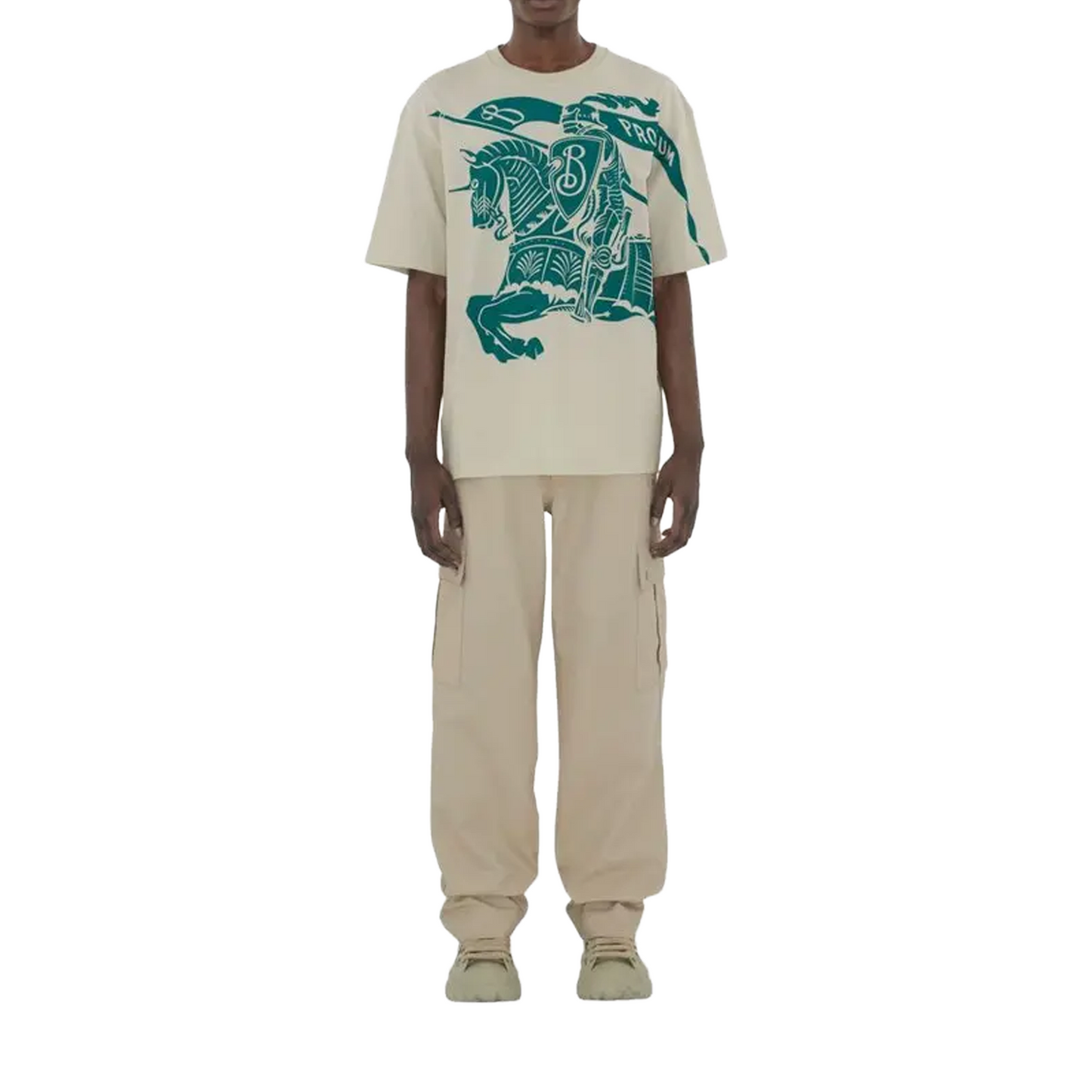 BURBERRY Big Equestrian Knight Tee Plaster (FW23)