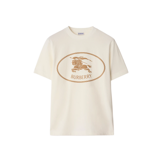 BURBERRY Knight Stamp Tee Chalk (SS24)