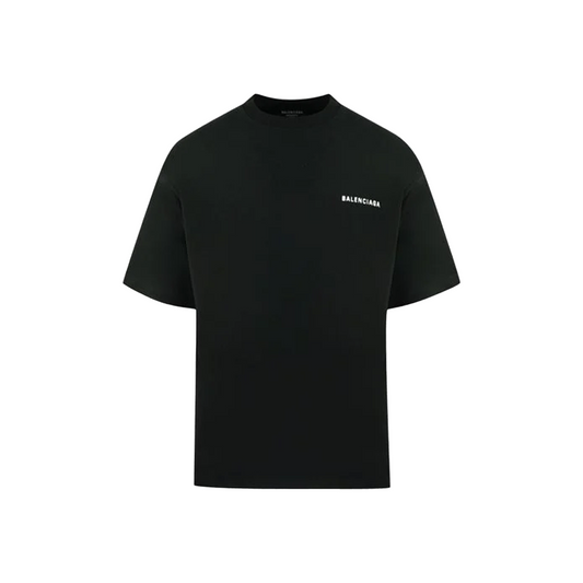 BALENCIAGA Badge Logo Tee Black/White (SS21)