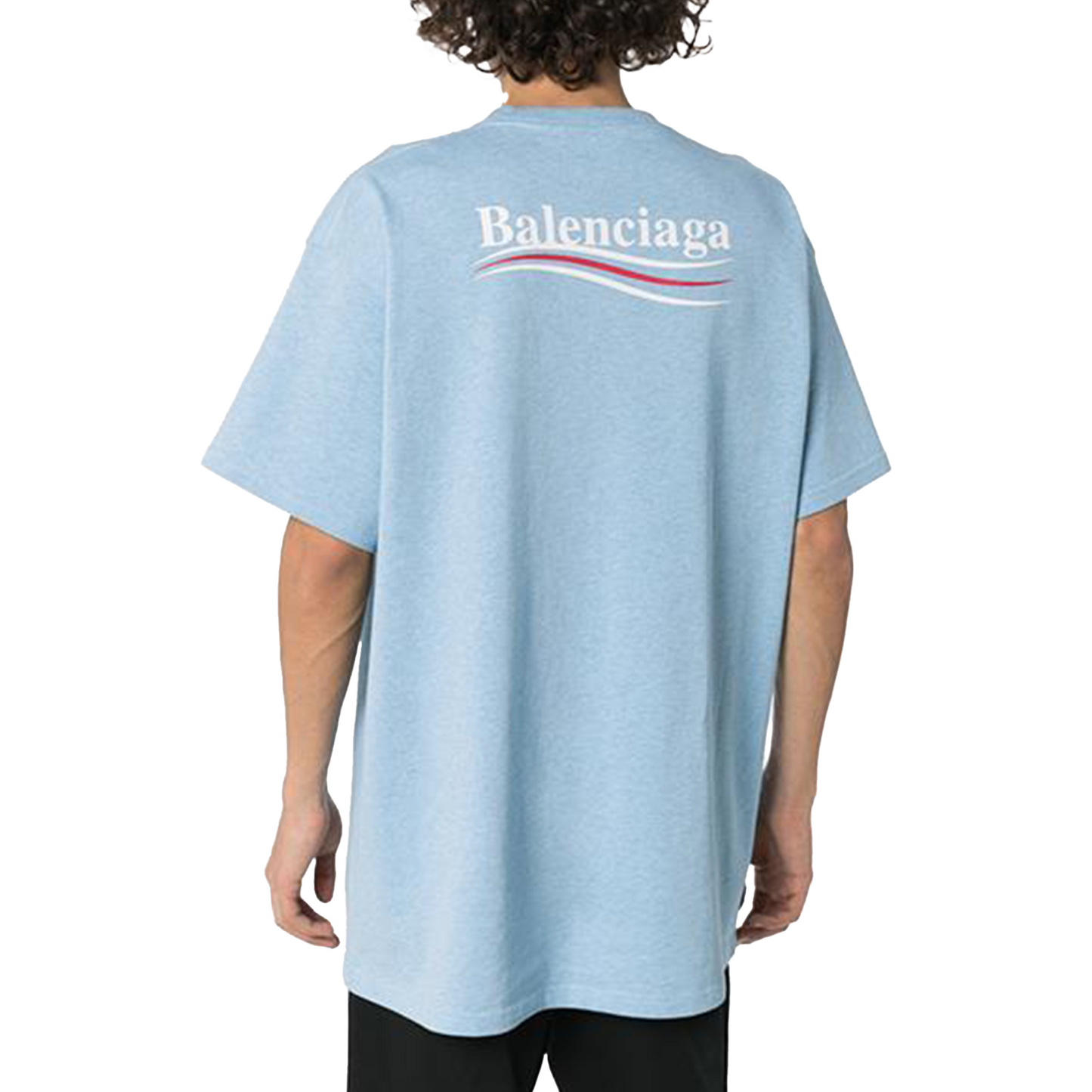 Balenciaga Political Campaign Tee Blue (SS23)