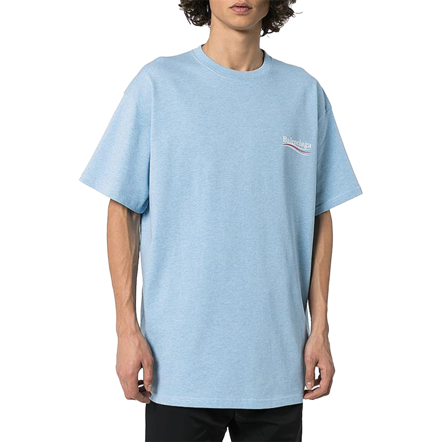 Balenciaga Political Campaign Tee Blue (SS23)