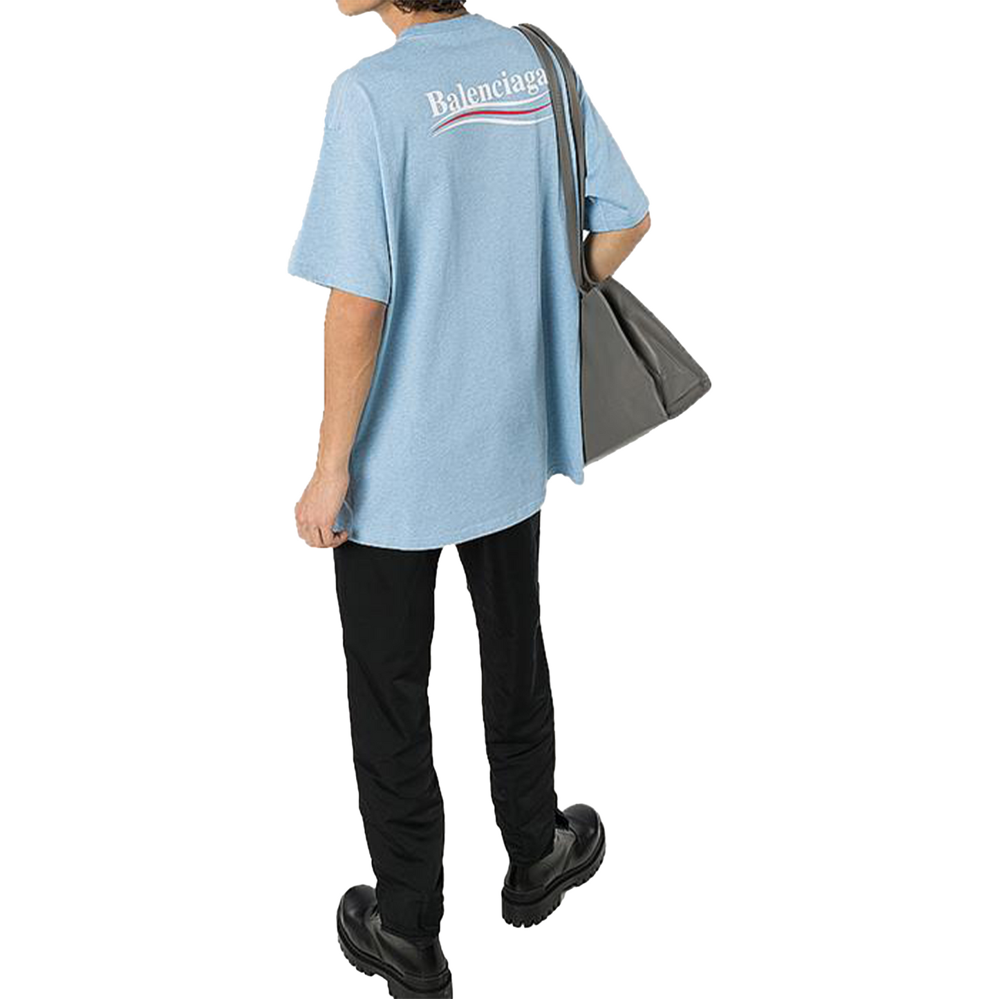 Balenciaga Political Campaign Tee Blue (SS23)